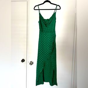 Mid length light weight polka dot dress